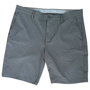 Tommy Bahama Chip Shot Short Men's Gray Patterned Stretch Casual Shorts Size 36